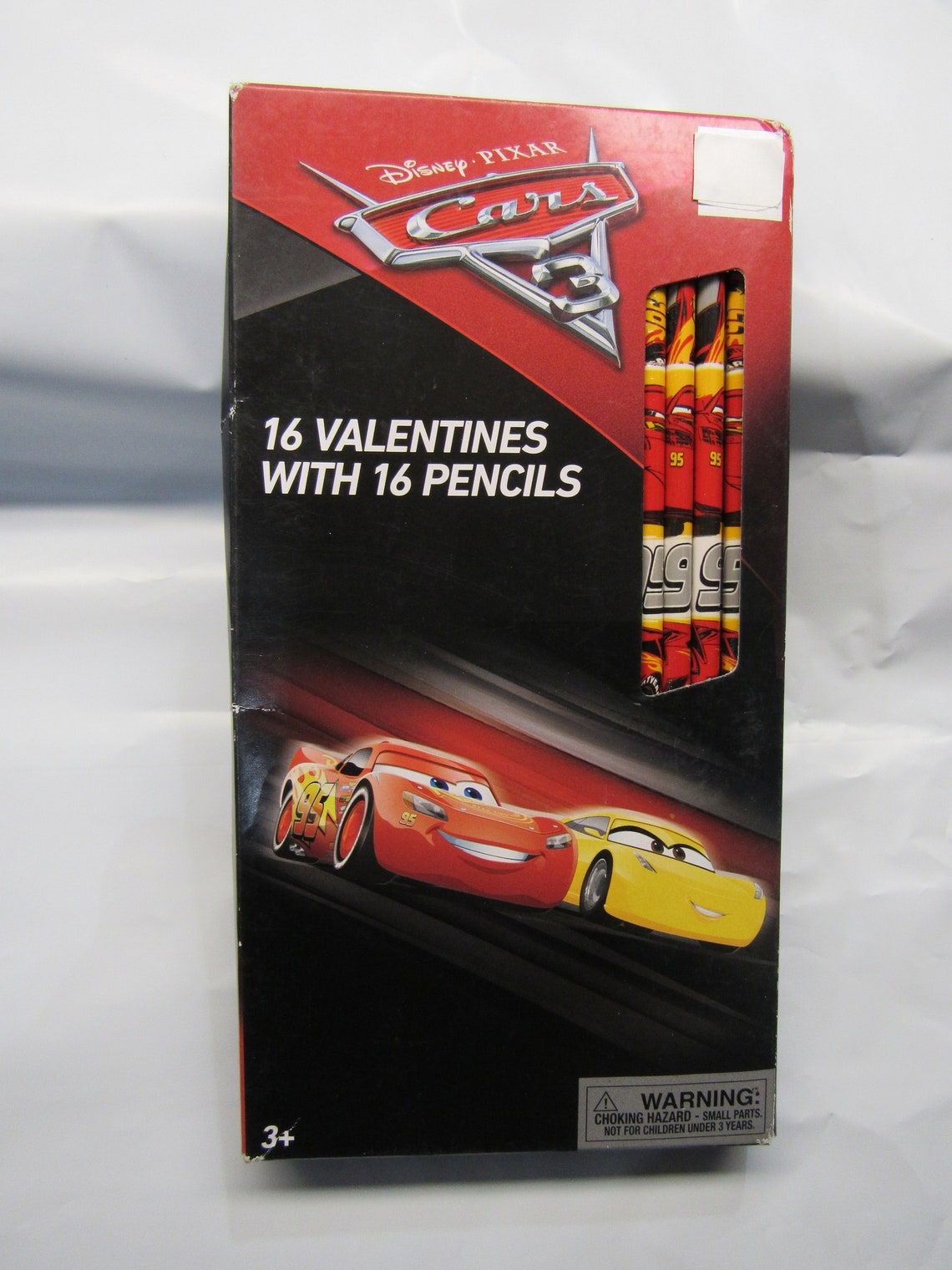 Disney PIXAR Cars Valentines Day 16 Cards And Pencils Paper Etsy