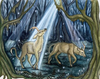 Midnight Moonlight - PRINT