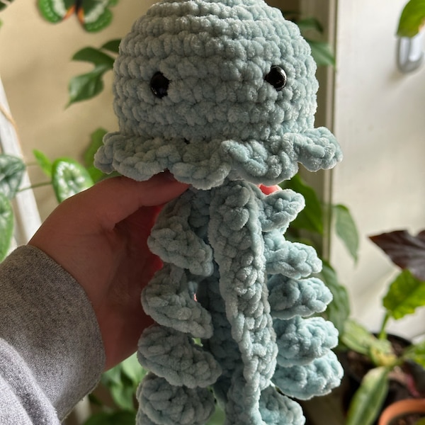 Crochet Jellyfish Pattern - No Sew Plush