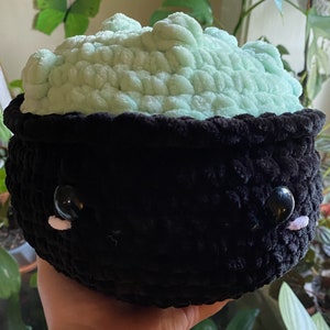 Crochet Cauldron Pattern - Low Sew Plushie