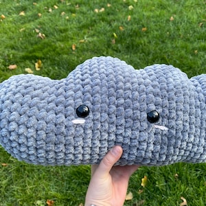 Crochet Cloud Pattern - No Sew Plushie
