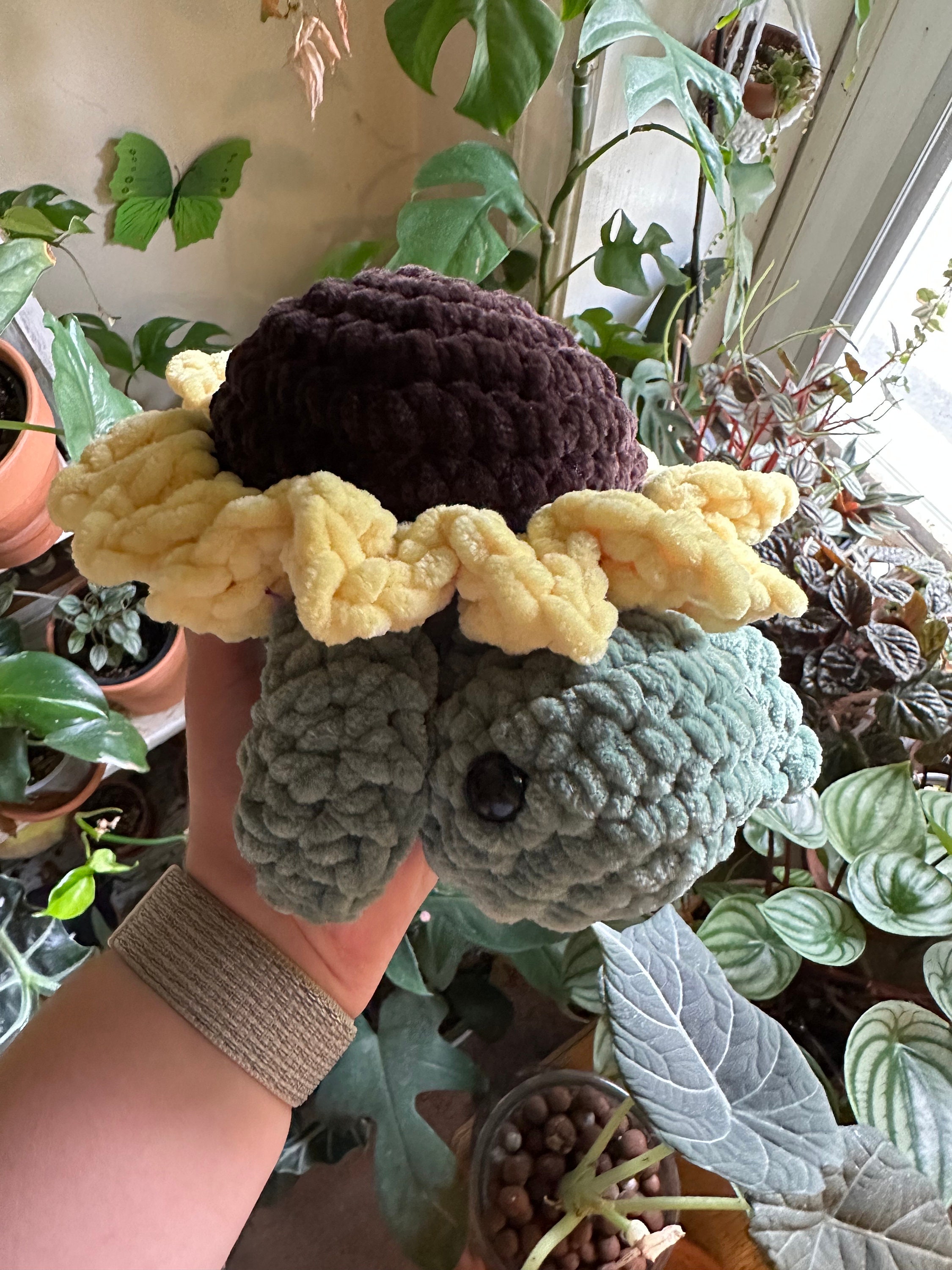 Crochet by Jenna Sunflower Turtle 