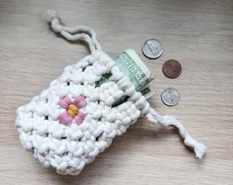 Mini Pouch for Air pod, Coins | Handmade Accessories  & Gift