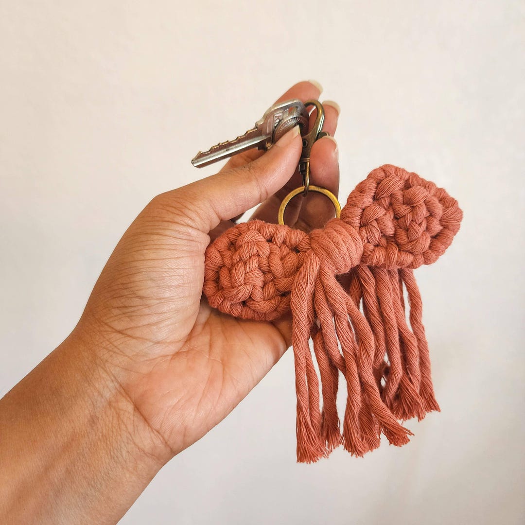 Handmade Bow Keychains | Trendy Bow Keychain | Holiday Gifts - Etsy
