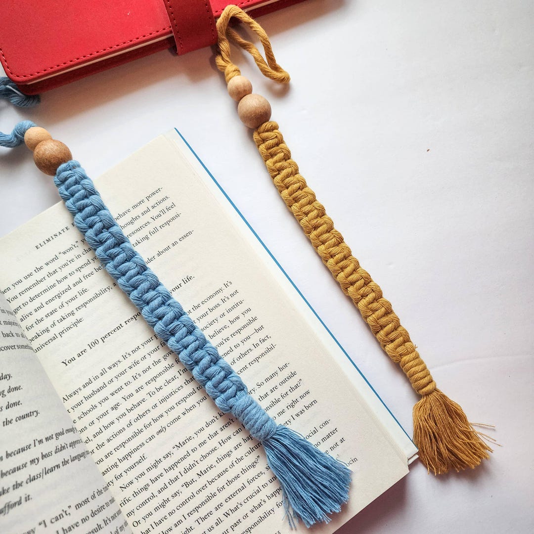 Beaded Bookmark With Tassel | Holiday Gift for Booklovers | Gifts for ...