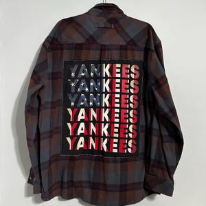 New York Yankees Backpatch Flannel 2X