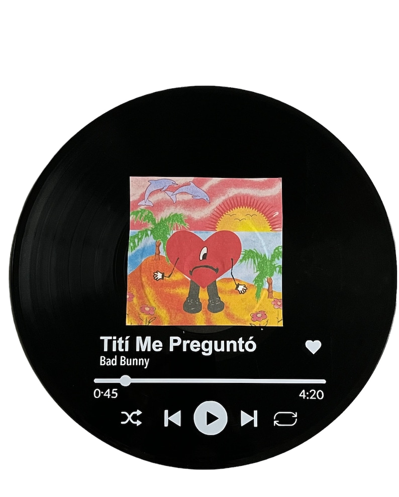 Un Verano Sin Ti Album Cover Bad Bunny Decorative Vinyl Etsy