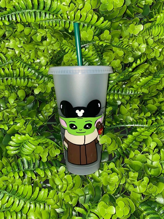 Starbucks Custom Cold Cups - Baby Yoda