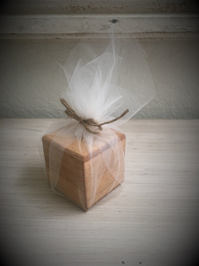 Wood Essential Oil Block Tea Stained Wood Block for Essential Etsy