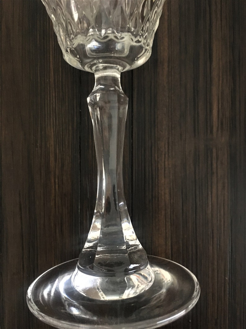 Wine Glasses Set of 4 Vintage Kristal Zajecar Nobility Wine Etsy