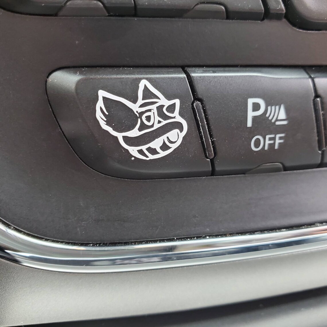 Mario Kart Car Button Decals Etsy