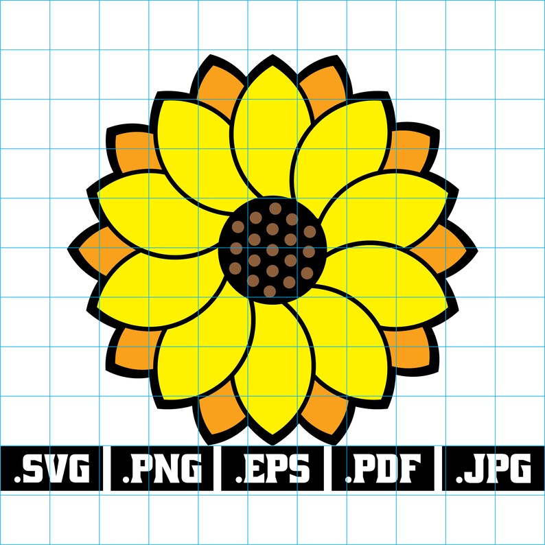 Download Sunflower svg Sunflower Mandala svg layered sunflower | Etsy