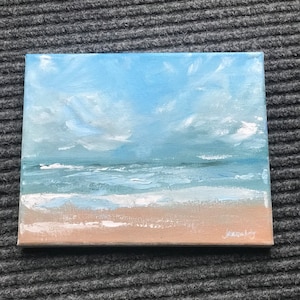 Acrylic seascape