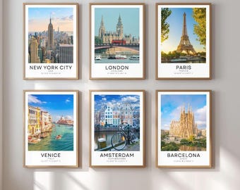 Impressão para uma única cidade; QUALQUER CIDADE (Versão para download digital); Qualquer formato de tamanho