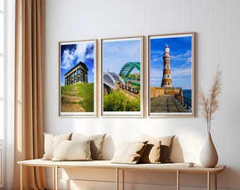 Conjunto de 3 carteles de Sunderland