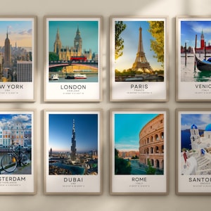 Reiseposter, BELIEBIGER ORT, Städte Poster, Wahrzeichen der Welt fotografieren, Flitterwochen & Urlaubsziele, Stadtansichten, Skylines oder Landschaften