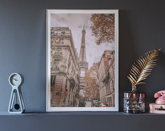 Paris print, City poster, European landmarks, Destination art, Eiffel Tower, Paris photograph, Travel poster, Wall art, Home decor, Gift