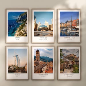 DIGITAL DOWNLOAD watercolour city print, ANY location, Any size format, World cities, Printable travel posters, Holiday destination art