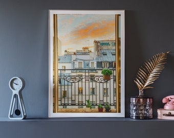 Paris print, Parisien apartment, France print, City print, Paris photograph, European poster, Travel poster, Wall art, Home decor, Gift