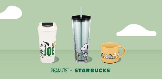 Starbucks Peanuts Collection - Etsy