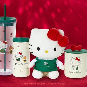 Hello Kitty STARBUCKS シリコンフチコ4点セット Starbucks | Hello Kitty Collection - Etsy