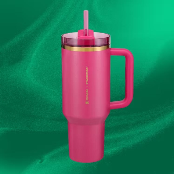 Berry Pink Glitter Stanley Quencher - Etsy