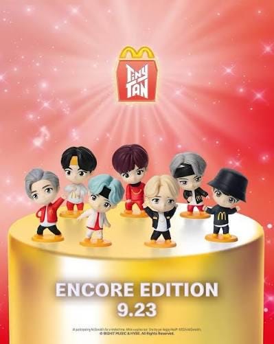 Mcdonald's Tiny Tan Toys Throwback and Encore Editions 2025