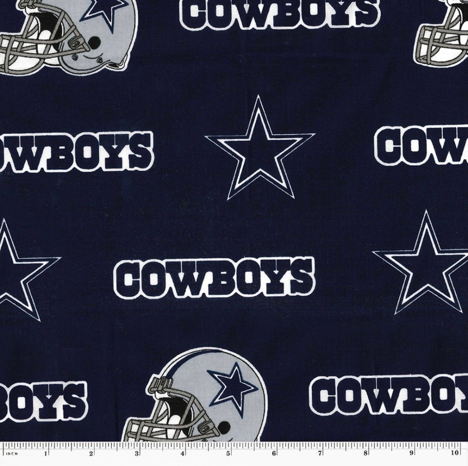 NFL Dallas Cowboys Cotton Fabric 1/4 Yard Etsy