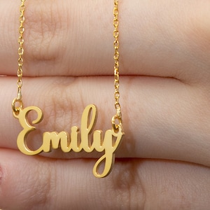 Personalized Name Necklaces Silver Name Necklace Gold Mama Necklace Custom Name Necklace Name Necklace Gift for Her Mama Mum NN1 image 5