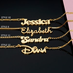 High quality name necklace clearance