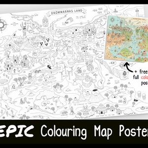 Giant Coloring Sheet – Community Map