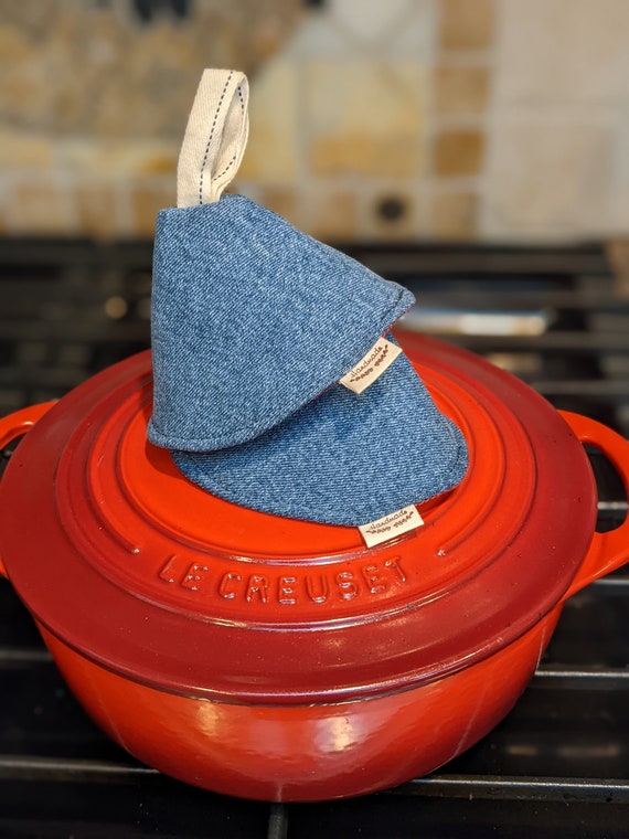 Handmade Hot Pot,staub,le Creuset Two Sides Handle&lid Cover set of 2 