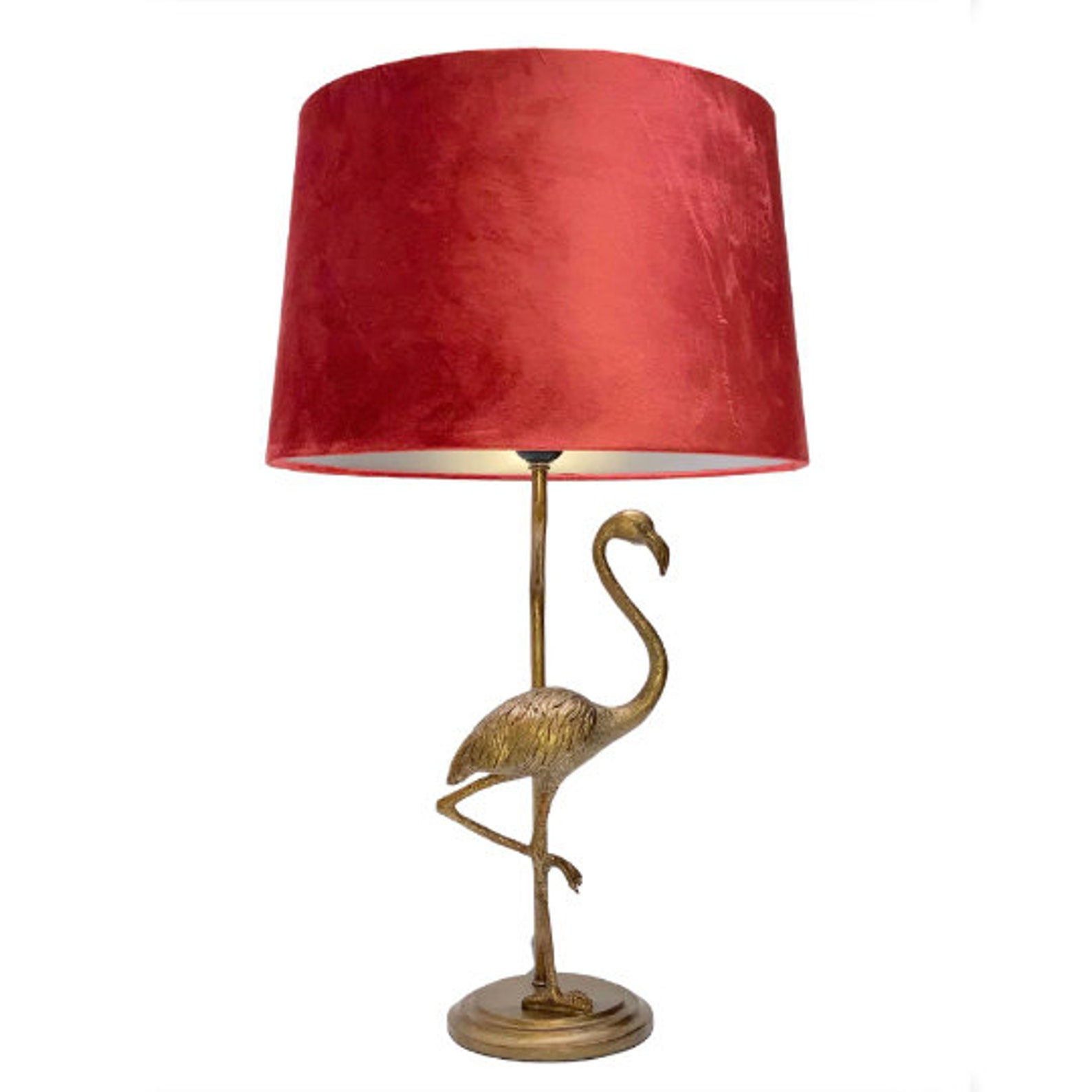 Antique Gold Animal Base Table Lamps With Velvet Shade Etsy UK