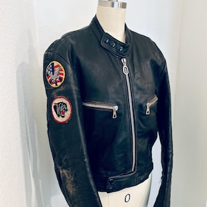 Leather Jacket Harro - Etsy