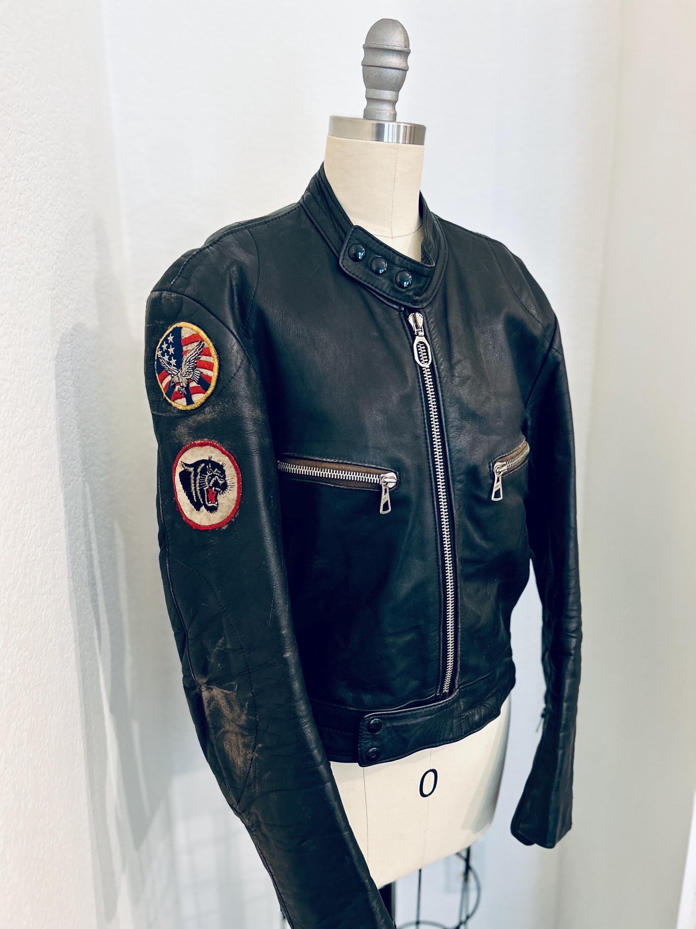 Leather Jacket Harro - Etsy