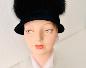 Vintage 90s Helen Kaminski Straw Boater/black Ribbon Accent  display picture 2