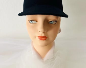 Helen Kaminski Natural Straw Boater Hat with Black Ribbon Vintage Helen Kaminski Aus Raffia Straw Boater Hat with 3 Ribbon Set  main image 2
