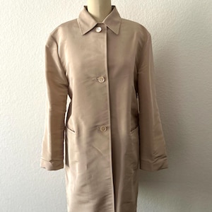 Vintage 1990s Jil Sander Trench Coat/minimalist Trench Coat
