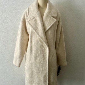 Ivory Mohair Coat - Etsy