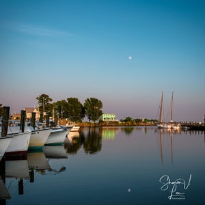 Moonrise on Dogwood Harbor