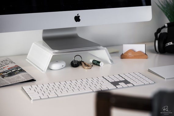 Lucite computer sale stand