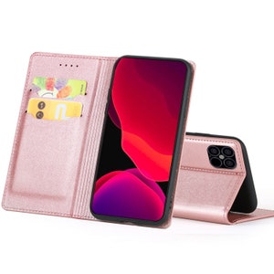 iPhone 12 Business LEATHER Flip Case / Shockproof Cards Slot / iPhone 12 Pro / iPhone 12 pro MAX / iPhone 12 Mini