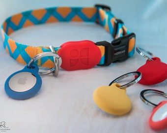 Silicone AirTag Pet Collar Attachment: Anti-Lost Tracker Keychain