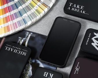 Personalized Matte iPhone Case: Shockproof Silicon, Custom Design