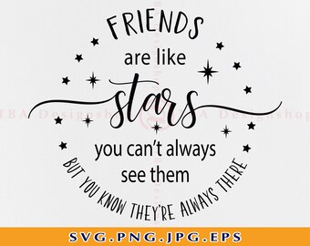 Featured image of post Real Friends Are Like Stars Quote : Let your bestie know how much she means to you with one of these heartfelt friendship quotes.