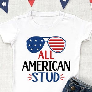 All American Stud SVG Fourth of July SVG 4th of July SVG - Etsy