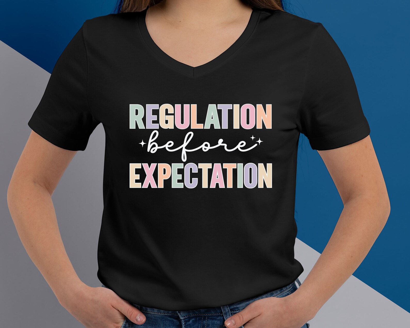 Regulation Before Expectation SVG, Autism Awareness Design (digital ...