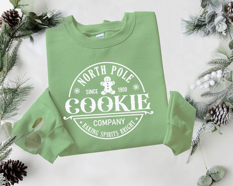 North Pole Cookie Company Gingerbread SVG Christmas Farmhouse - Etsy
