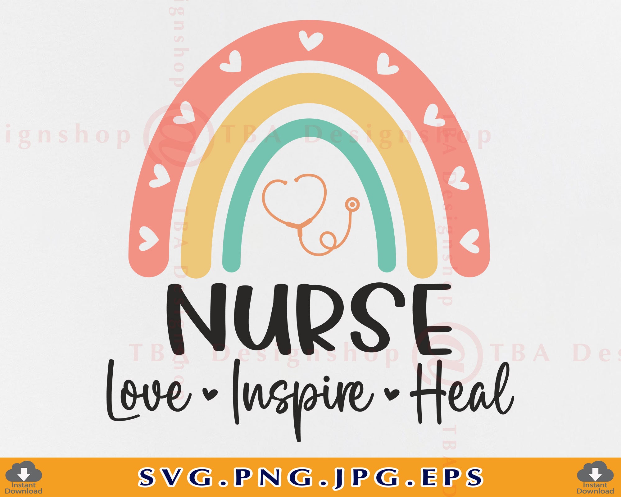 Nurse Love Inspire Heal SVG, Nurse Gift SVG, Rainbow Nurse Shirt SVG, Nurse  Life Svg, Nursing Shirt Svg, Nurse Saying,Files Cricut, Svg, Png -   España