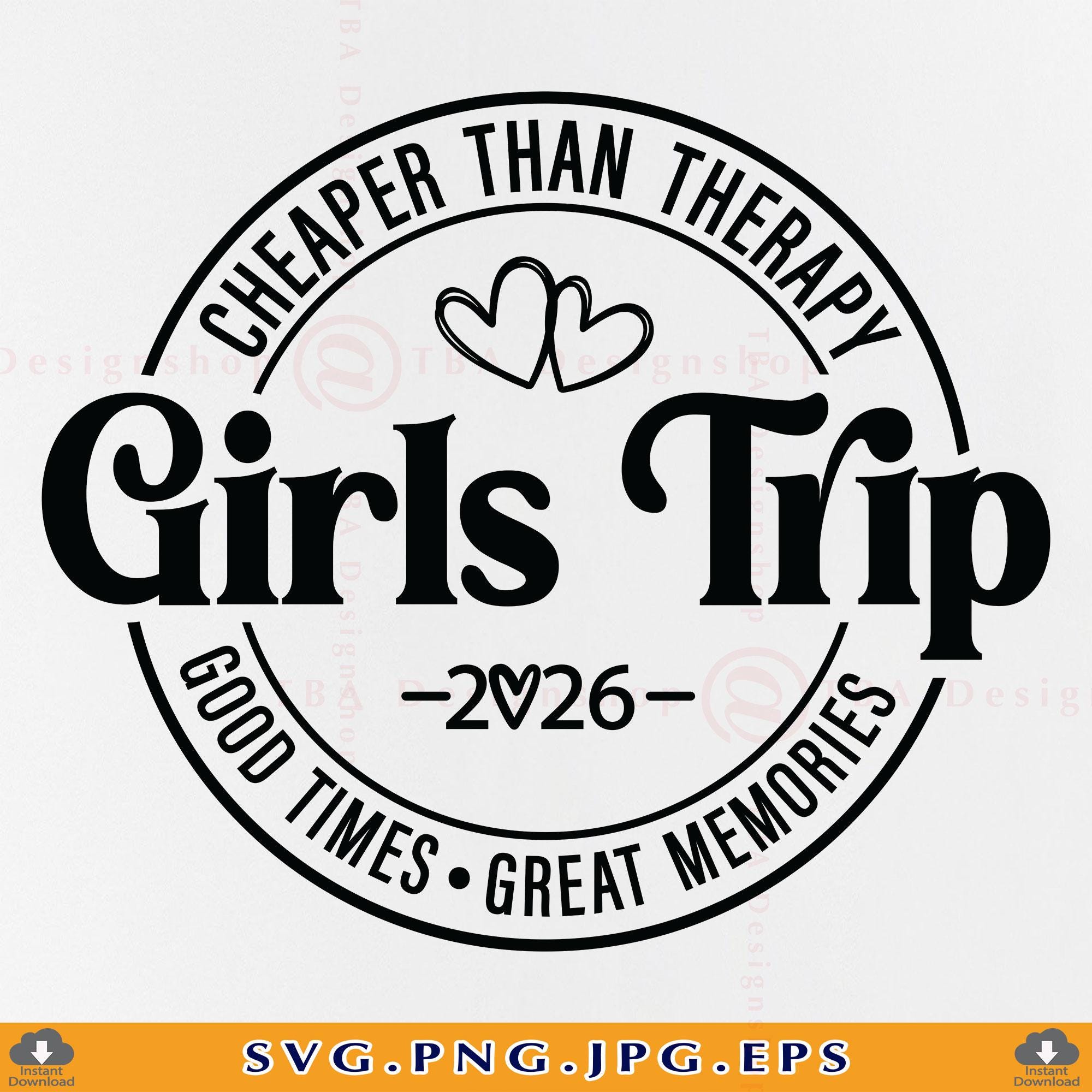 Girls Trip 2026 SVG, Summer Vacation Cut Files (digital Download) - Etsy